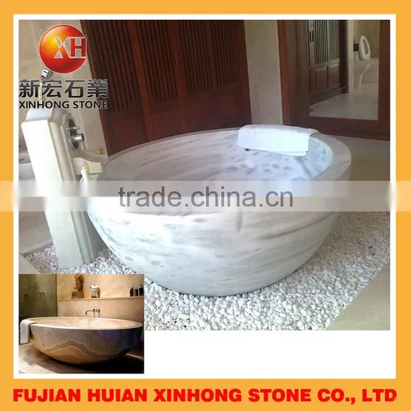 High Polished Oval Shape Stone Basin for Indoor Use photo-5