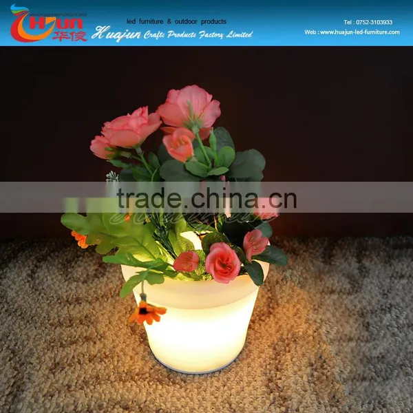 Battery Power Flowerpot/rechargeable Lighting Planter photo-4