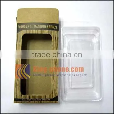Customized Black Paper Cell Phone Packaging Box Wholesale, Pvc Packaging Box photo-5
