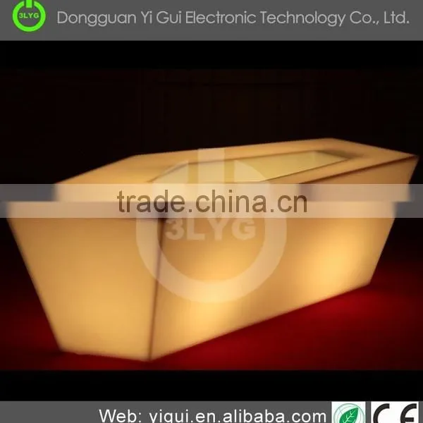 LED Outdoor Solar Round Bar Table for Wedding, Party photo-2
