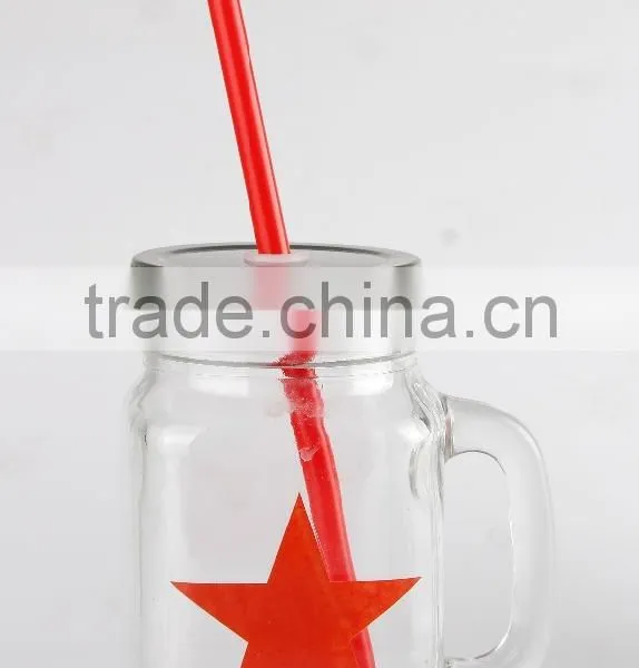 Set of 4 Cheap Hot Sale Screw Cap Star Mason Jar photo-5