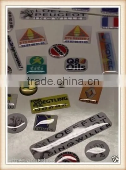 Hot Sale Manufacturing Price Custom Made Crystal Domed Clear Epoxy Sticker photo-2