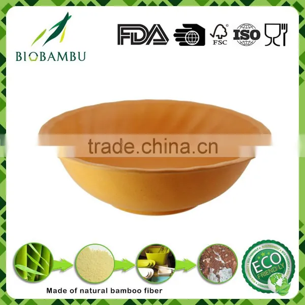 Top Selling Good Design Bamboo Fiber Dinnerware Bowls Set/salad Bowl photo-4