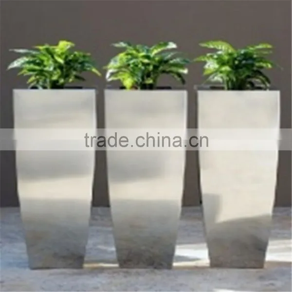 SJ20171009 2017 Hot Sale Bright Color Fiberglass Flower Pot photo-3