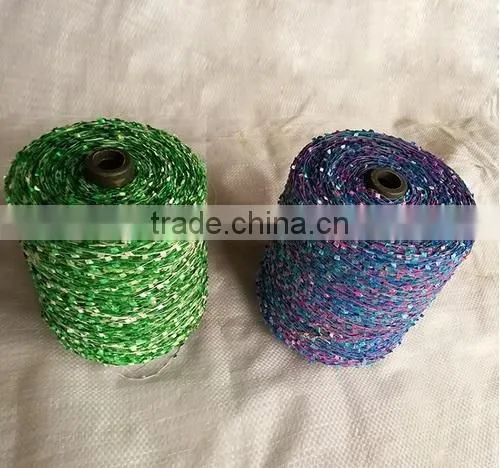 100% Polyester Fancy Yarn For Knitting Yarn With Dyeing photo-3