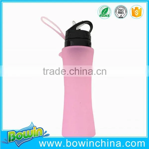 2016 New Products Eco-friendly Silicone Foldable Bottle as Seen on tv photo-3