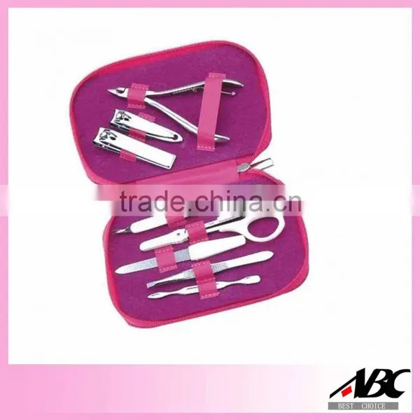 Attractive Red Color Case Stainless Steel Women's Manicure Pedicure Set photo-5
