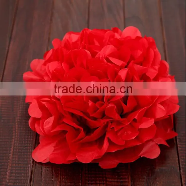 8inch Decorative Paper Flower Ball Artificial Flower Ball for Wedding Decor photo-3