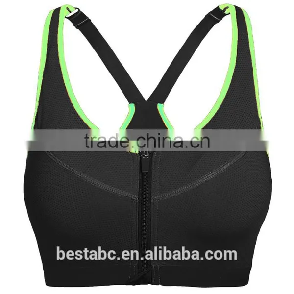 OEM Hot Selling High Quality Ladies Double Layers Seamless Sports Yoga Running Bra for Women Girls Underwear photo-3