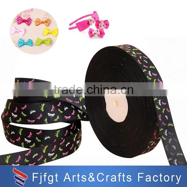 Cheap High Quality Printed Pattern Satin Ribbon Roll photo-2