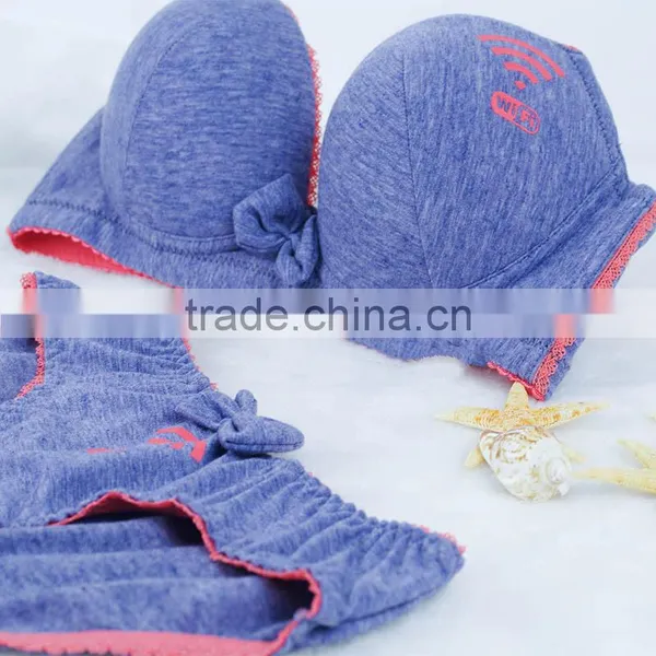 Young Girl Hot Xxx Sexy Push up 2016 Bra and Panty New Design photo-2