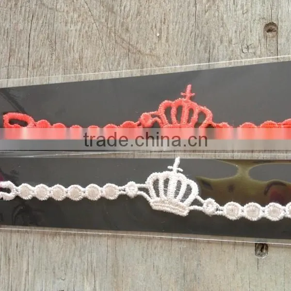 Heart Lock and Key Lace Bracelet Cheap Lace Bracelets Custom Design Lace Bracelet Woven Lace Bracelet photo-2
