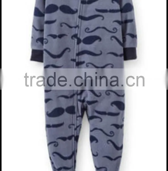 TinaLuLing Wholesale Boys Penguin Cartoon Winter One Piece Jumpsuits Pajamas With Feet photo-5