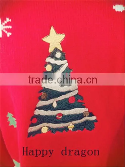 100 Acrylic Knitted Fabric Christmas Gift Cloth photo-2