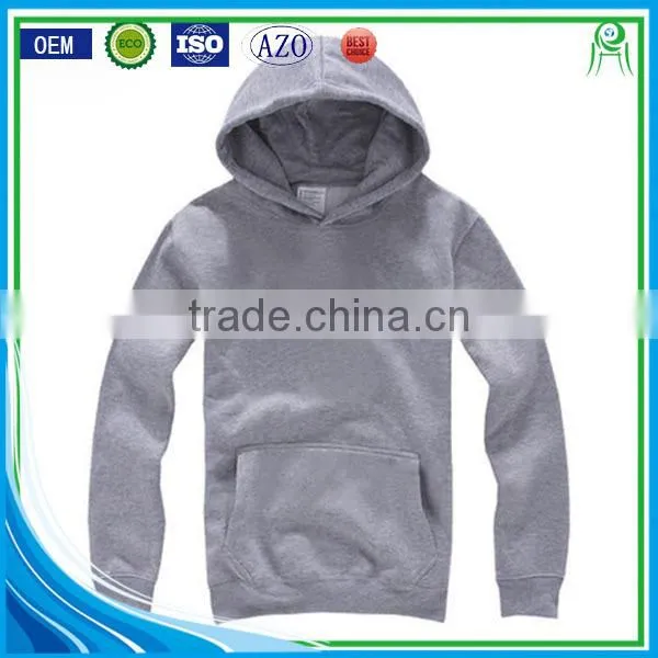 Custom Wholesale Blank Cotton Pullover Hoodies Men photo-6