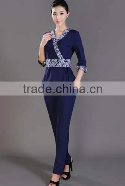 Custom Fashion Design Wholesale Price Spa Beauty Salon Uniform for Nail Salon photo-6