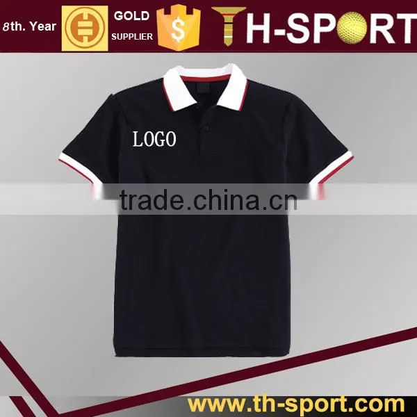 China Black Polyester Polo t Shirt photo-3