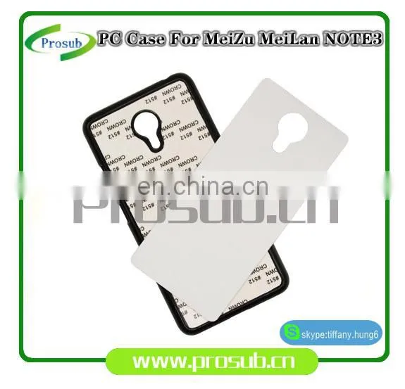 2d Sublimation PC Plastic Blank Smartphone Case Cover for Prosub-MEIZU Meilan Note 3 photo-2