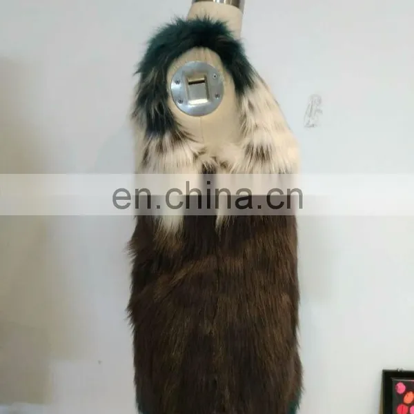 Fashion Design Warm Keeper Slim Fit Women Faux Fur Vest photo-3