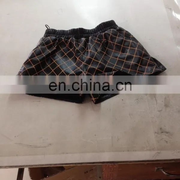 2015 New Style Ladies Sheep Leather Short Pants photo-2