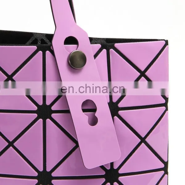 Laser Tote Bag Lady Geometry Plain Split Joint Shoulder Bags Women Sequins Handags photo-4