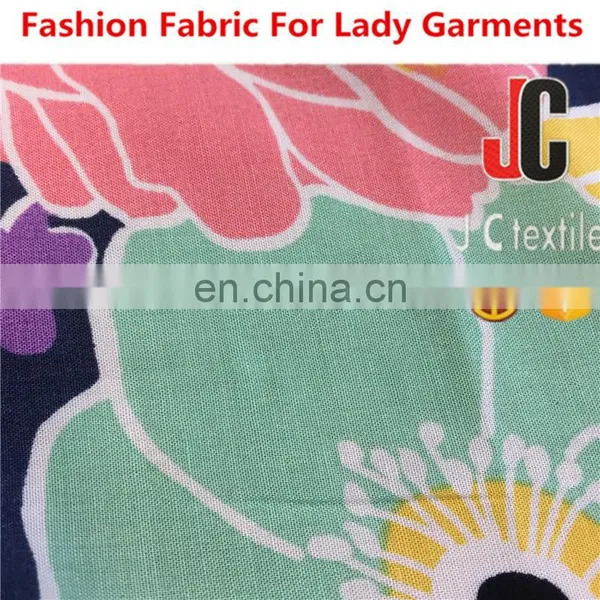 China Textile 100% Custom Printed Rayon Stretch Fabric/100% Viscose Fabric 165g photo-2