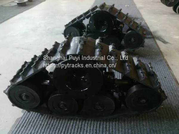Small Rubber Track System Py-180 for Agricultural Machine/ Wheelchairs photo-3