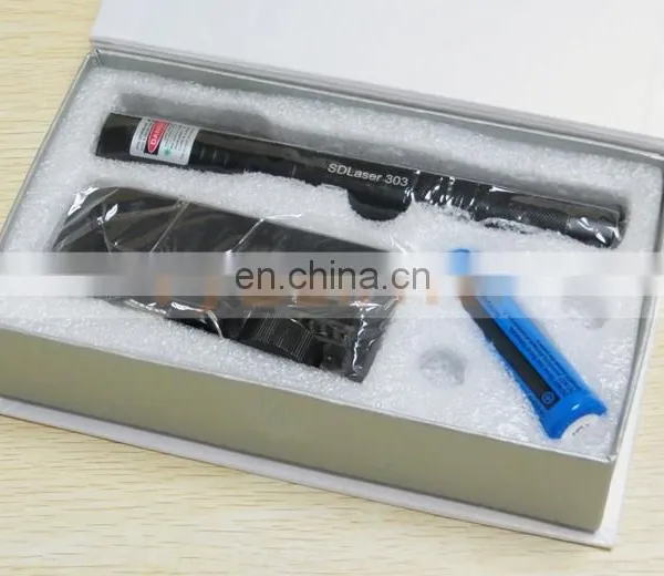 Green Portable Laser Pointer Pen Powerful Light Burning Laser Adjustable Focus 4000MAH 18650 Battery photo-4