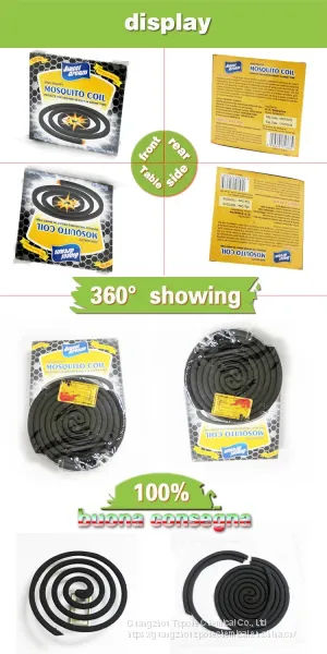 2019 Raw Material Chemicals Black Mosquito Repellent Coil With Smokeless Products photo-5