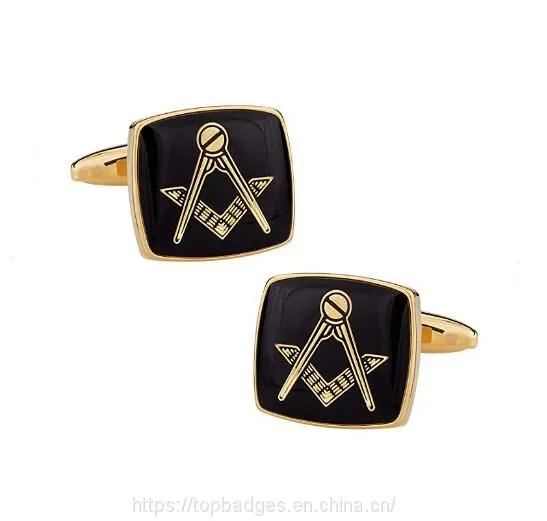 high quality custom made metal cuff links