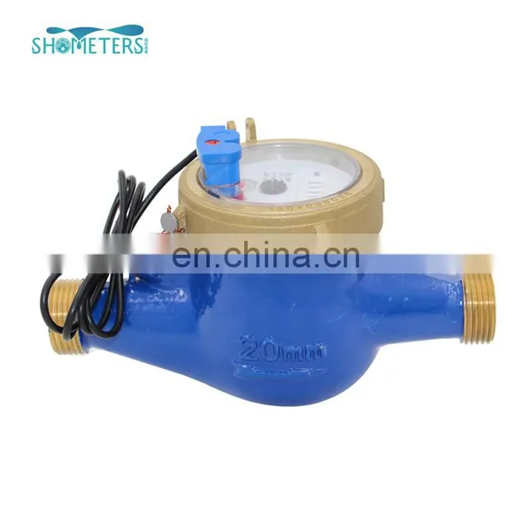 DN25 Multi Jet Impulse Output Water Meter of Brass photo-4