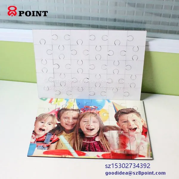 Wooden Sublimation Kids Puzzle Jigsaw Early Education Tool photo-3