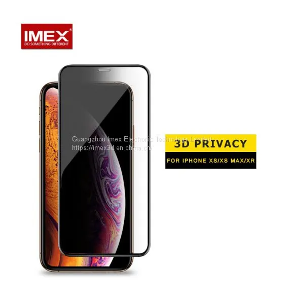 ЧАСТНЫЙ СТЕКЛО С УВОЛНЕННОЙ ПОВЕРХНОСТЬЮ ДЛЯ IPHONE XS, Защитная пленка для экрана с функцией защиты конфиденциальности