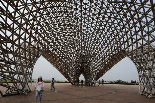 Grid Strucutre Space Frame Use For Theater Steel Q235 photo-2