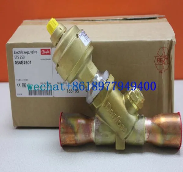 Danfoss Types ETS250/034G2602,ETS400/034G3501 Electric Expansion Valve