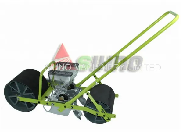 2 Rows Agricultural Tool Farm Hand Push Vegetable Seeds Planter +86-18006107858