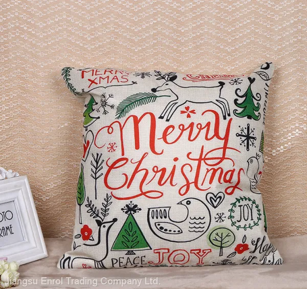 Christmas Style Home Sofa Pillow Case photo-3