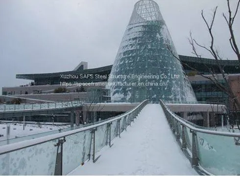 Weihai Civic Cultural Centre Pipe Truss Structure Project photo-3