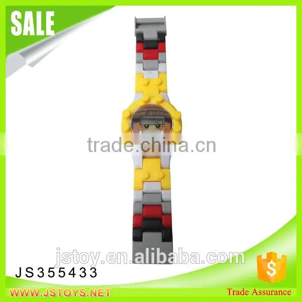 New Arrival Plastic Building Blocks Toys for Kids Electronic Watch With Minifigures photo-3