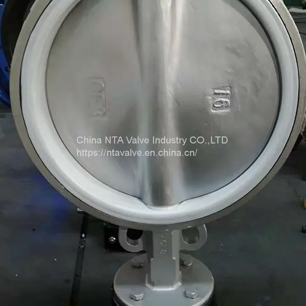CF8 304 Stainless Steel Center Line Butterfly Valve