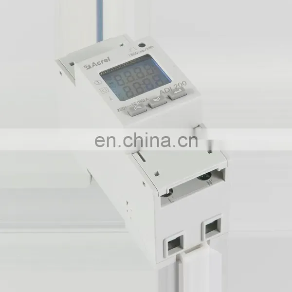 Din-rail Single Phase Power Meter Digital Display Low Voltage Energy Meter Acrel ADL200 RS485 MODBUS-RTU Electricity Meter photo-2