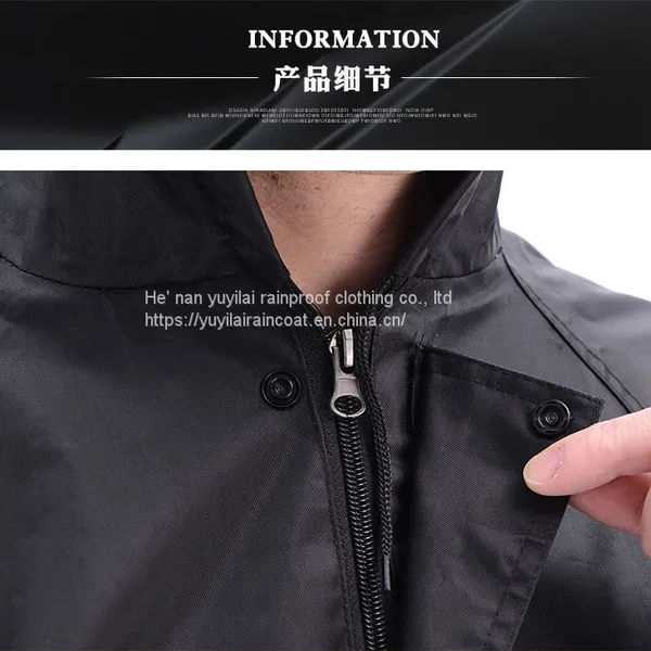 Folding Raincoat, Split Raincoat, Men's and Women's Raincoat Rain Trouser Set, Non-disposable Raincoat photo-4