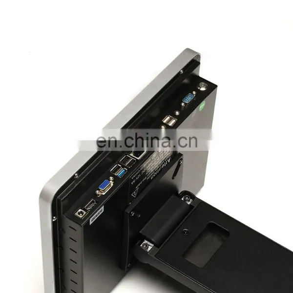 12 Inch Ture Flat Screen All-In-One Pos Win10 System Terminal Computer Pc Capacitive Touch Screen photo-3
