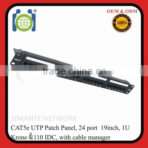 Unshield Dual IDC CAT5E 8p8c 24port Patch Panel photo-3