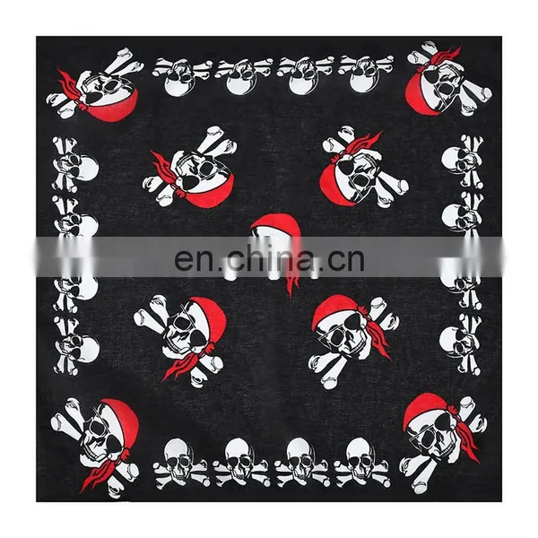 Customized Outdoor Winter Square Bandana Custom Logo Dacron Cotton Sports Headband Seamless Bandana For Men photo-3