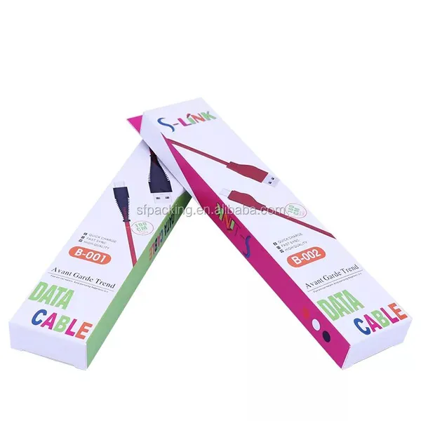 usb data cable packaging boxes custom