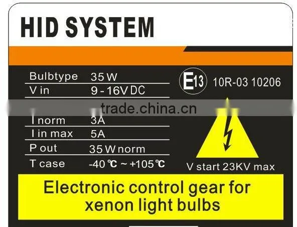 New Slim HID Ballast 12V 35W 19MM Thickness HX35-Z1 Auto LED Headlight photo-4