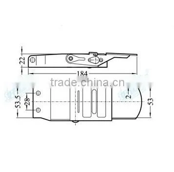 04705 Overcentre Buckle Fixed Goods and Cam Buckle photo-2