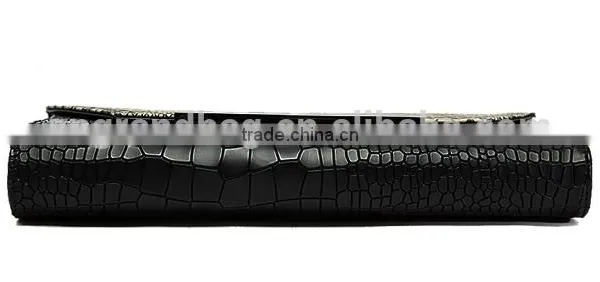 2016New Arrival Luxury Crocodile Pattern Leather Women Clutch Bag Evening Clutch Bag Soulder Bag for Women photo-5
