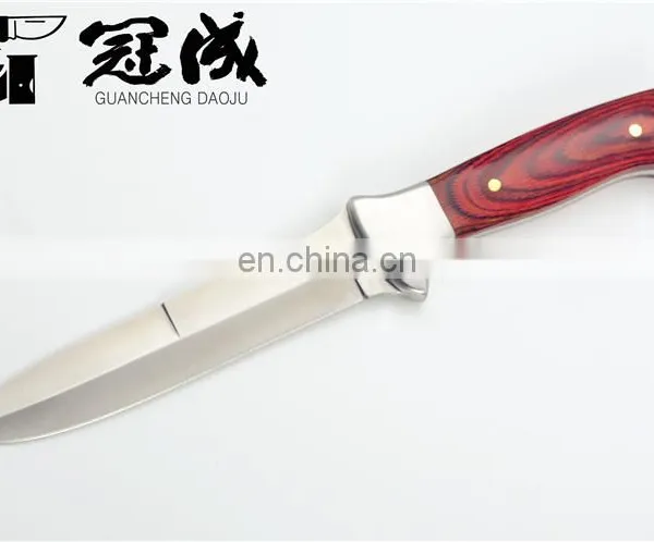 Exquisite Tactical Hunting Knife Stainless Steel With Wood Handle photo-3
